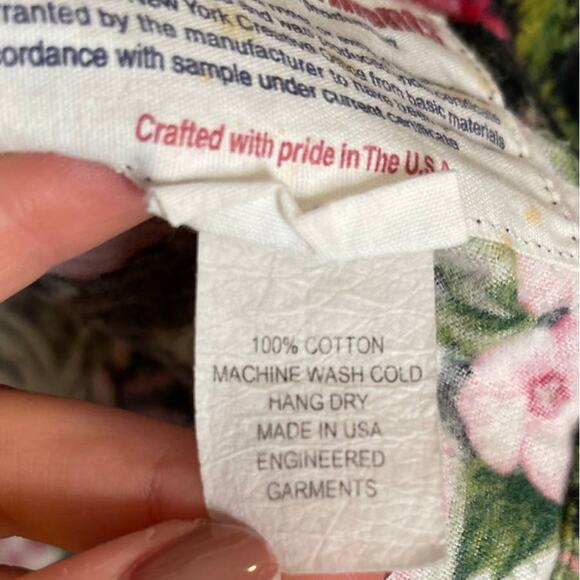 Engineered Garments New York Floral Flannel Button Down Shirt Small - Picture 3 of 7